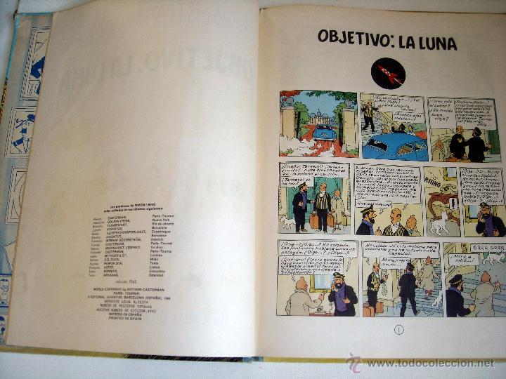 C&oacute;mics: TINTIN-OBJETIVO LA LUNA -EDICION 1965 - - Foto 3