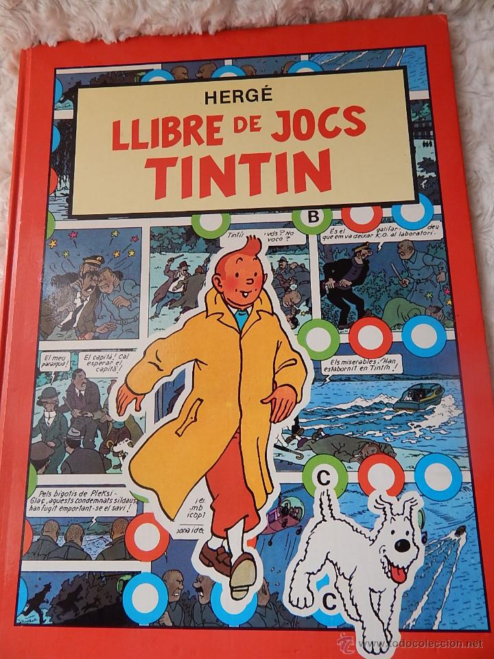 C&oacute;mics: LLIBRE DE JOCS DE TINTIN -EN CATALA - Foto 1