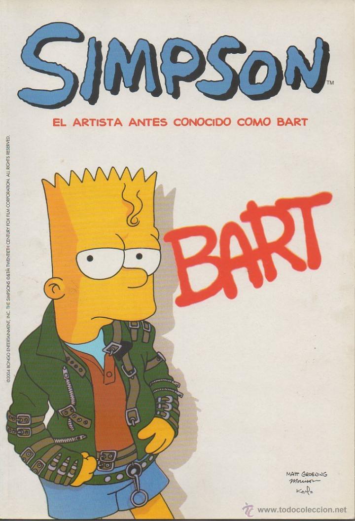 C&oacute;mics: Simpson. El artista antes conocido como Bart - Foto 1