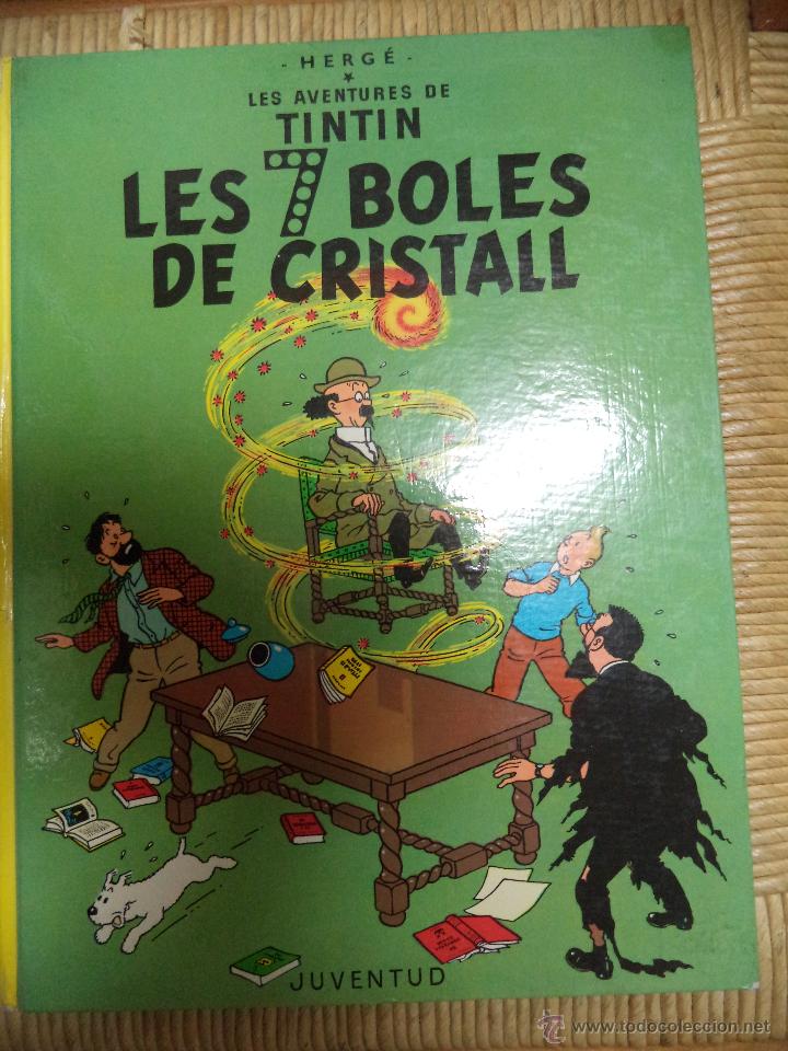 C&oacute;mics: Comic Tintin..Les 7 Boles de Cristall ( Texto catal&aacute;n ) - Foto 1