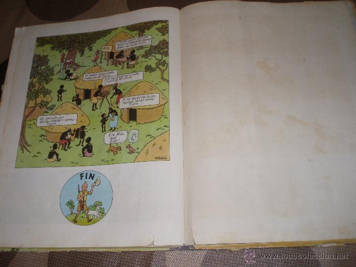 C&oacute;mics: tintin en el congo primera edicion 1968 usado - Foto 5