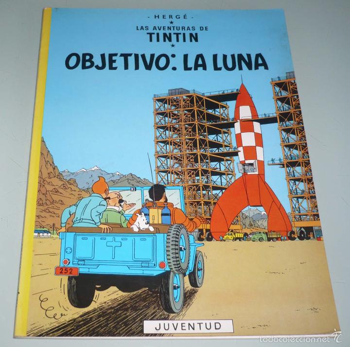 C&oacute;mics: TINTIN - OBJETIVO: LA LUNA - 1986 - Foto 1