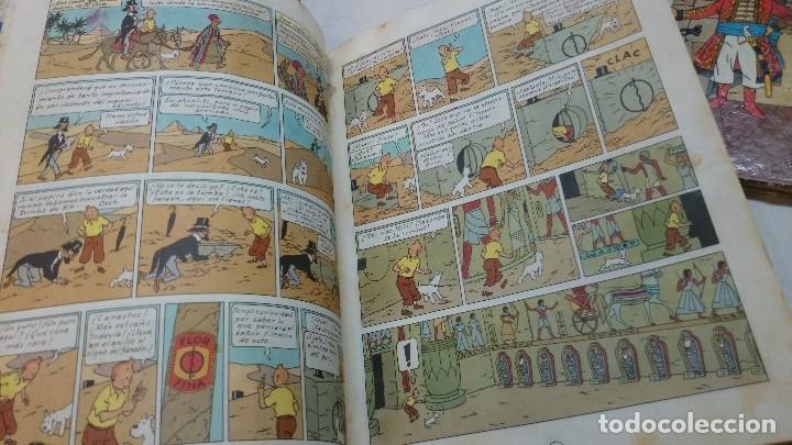 C&oacute;mics: LOTE DE 3 C&Oacute;MIC DE TINTIN EN MAL ESTADO - Foto 8