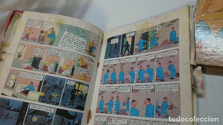 C&oacute;mics: LOTE DE 3 C&Oacute;MIC DE TINTIN EN MAL ESTADO - Foto 12
