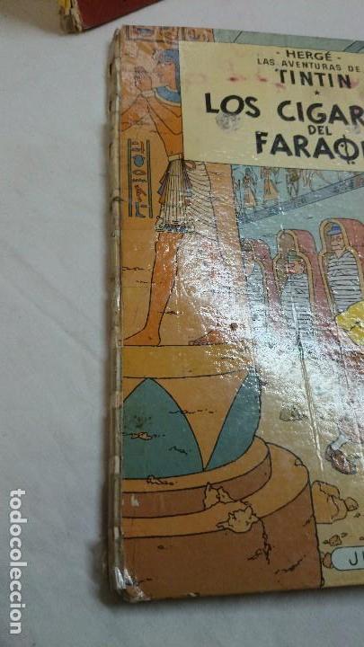 C&oacute;mics: LOTE DE 3 C&Oacute;MIC DE TINTIN EN MAL ESTADO - Foto 6
