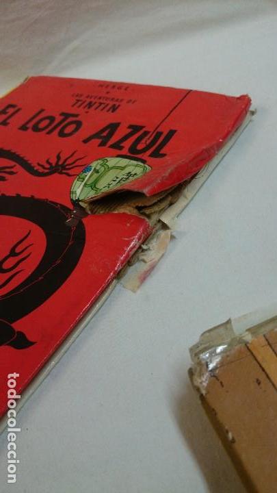 C&oacute;mics: LOTE DE 3 C&Oacute;MIC DE TINTIN EN MAL ESTADO - Foto 9