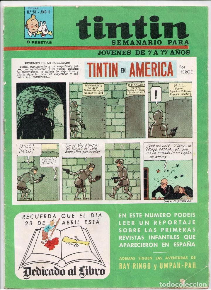 C&oacute;mics: TINTIN N&ordm; 23   ZENDRERA 1967 - Foto 1