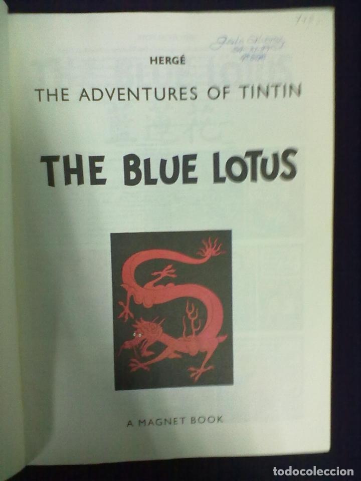 The Blue Lotus Herge The Aventures Of Tintin El - Comprar Comics Tintín ...