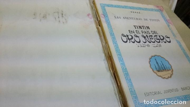 C&oacute;mics: LOTE DE 5 C&Oacute;MICS DE TINTIN,MAL ESTADO - Foto 7