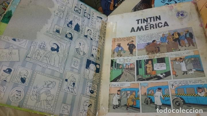 C&oacute;mics: LOTE DE 5 C&Oacute;MICS DE TINTIN,MAL ESTADO - Foto 8