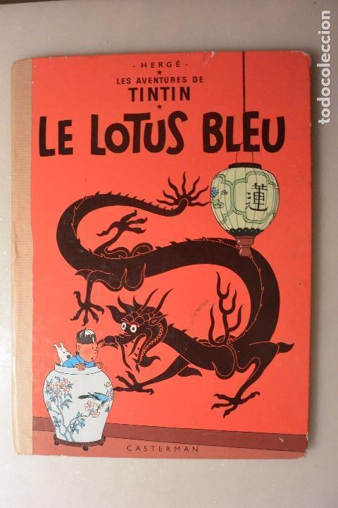 C&oacute;mics: COMIC TINTIN LE LOTUS BLEU VERSI&Oacute;N BELGA - Foto 1