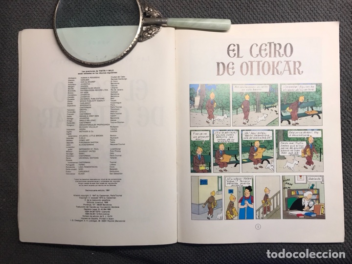 C&oacute;mics: TINTIN, El Cetro de Ottokar, 14a. Edici&oacute;n 1991 - Foto 2