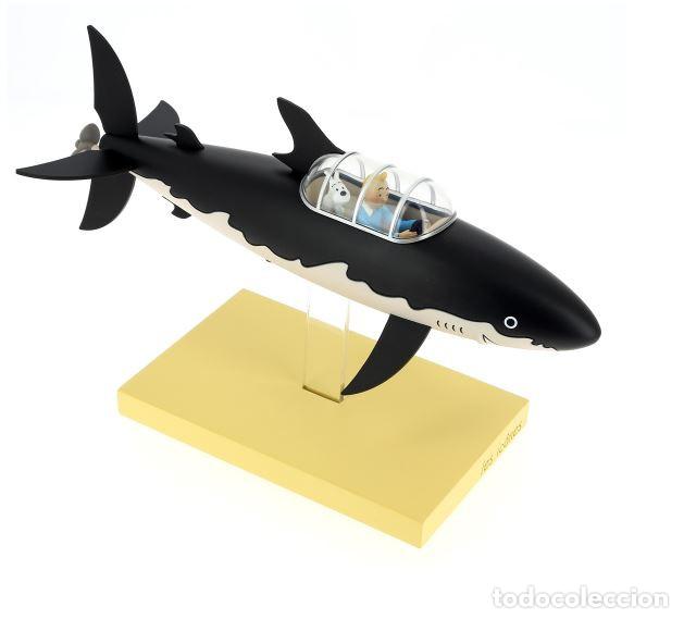 Comics: Figura Resina Tint&iacute;n Submarino Tibur&oacute;n (Colecci&oacute;n Im&aacute;genes Ic&oacute;nicas)