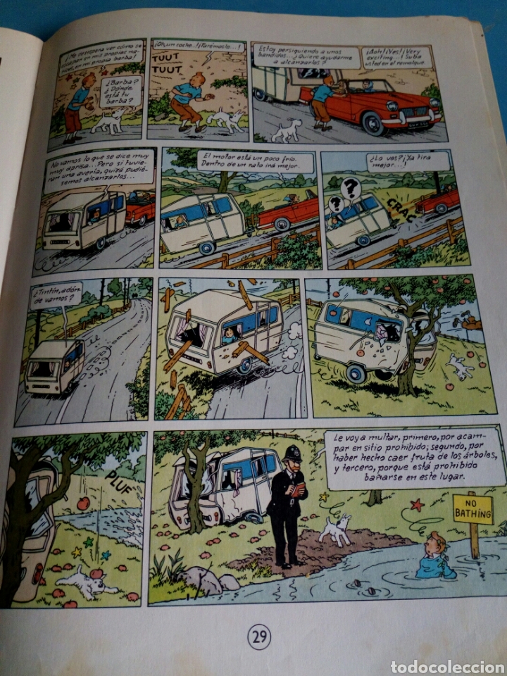C&oacute;mics: C&oacute;mic las aventuras de Tint&iacute;n,la isla negra a&ntilde;o 1981 - Foto 4