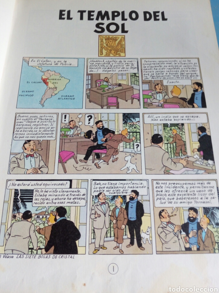 C&oacute;mics: C&oacute;mic las aventuras de Tint&iacute;n,el templo del sol a&ntilde;o 1981 - Foto 3