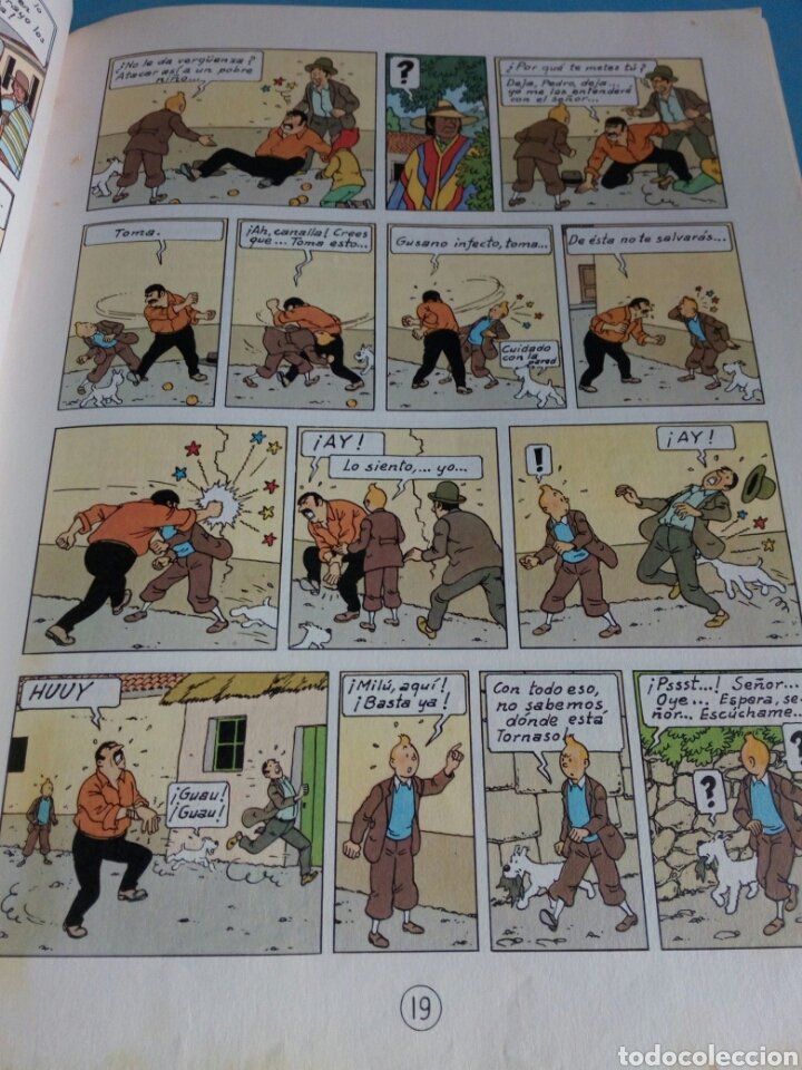 C&oacute;mics: C&oacute;mic las aventuras de Tint&iacute;n,el templo del sol a&ntilde;o 1981 - Foto 4