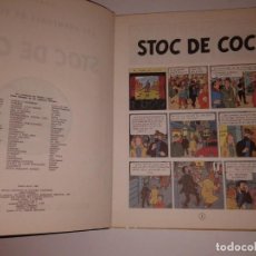 Cómics: LES AVENTURES DE TINTIN, STOC DE COC, 1981, 4ª EDICIO, EN CATALA. Lote 130949588