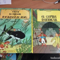 Comics : TINTIN LOTE EL CEPTRE D'OTTOKAR Y EL TRESOR DE RACKHAM EL ROIG . CATALAN (COIM11). Lote 134340726