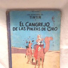 Cómics: TINTIN EL CANGREJO DE LAS PINZAS DE ORO 1ª EDICIÓN AÑO 1963 EDITORIAL JUVENTUD DE HERGÉ. Lote 157153866