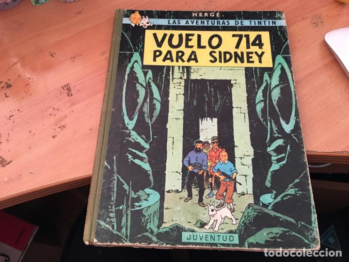 C&oacute;mics: TINTIN VUELO 714 PARA SIDNEY PRIMERA EDICION 1969 (COB1) - Foto 1