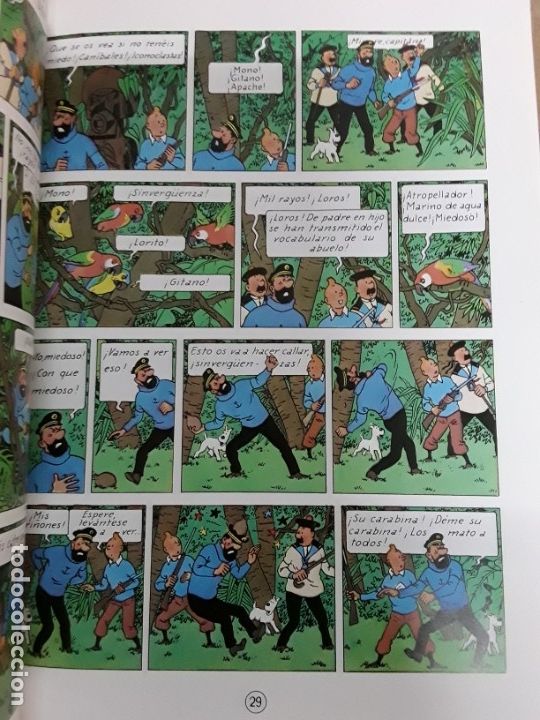 C&oacute;mics: Tintin el tesoro de rackham el rojo,juventud,1998 - Foto 3