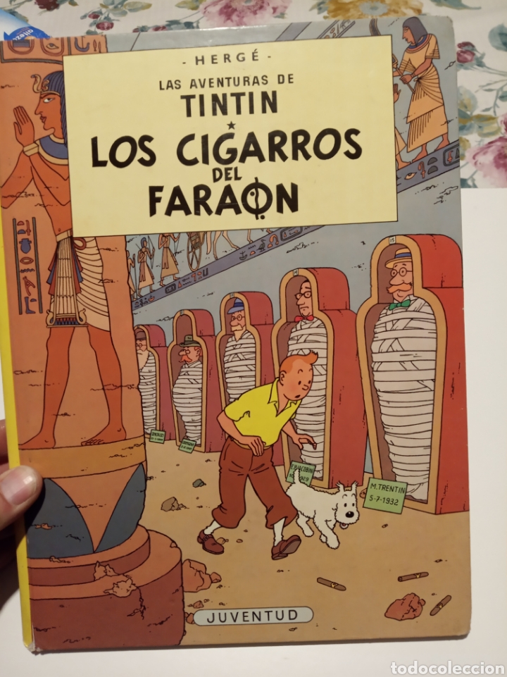 C&oacute;mics: Tint&iacute;n en Los cigarros del Fara&oacute;n - Foto 1