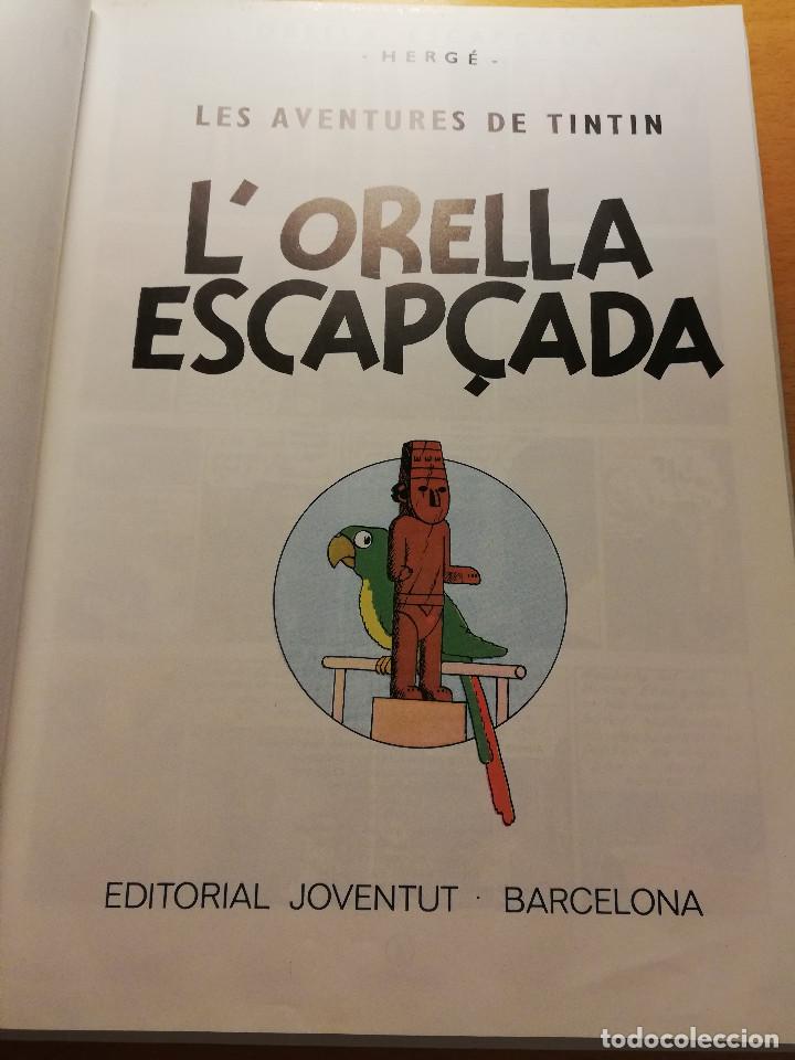 C&oacute;mics: LORELLA ESCAP&Ccedil;ADA (LES AVENTURES DE TINTIN) EDICI&Oacute; EN CATAL&Agrave; - Foto 2