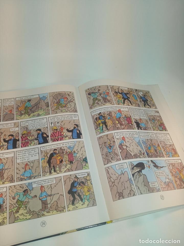 Cómics: Las aventuras de Tintin. El templo del Sol. Hergé. Juventud. Tapa dura. 1988. - Foto 4 - 197750520