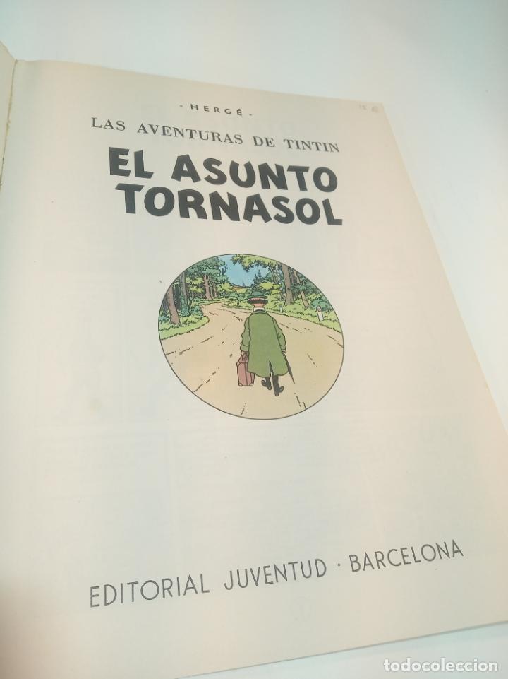 Cómics: Las aventuras de Tintin. El asunto tornasol. Hergé. Juventud. Tapa blanda. 1983. - Foto 2 - 197751160