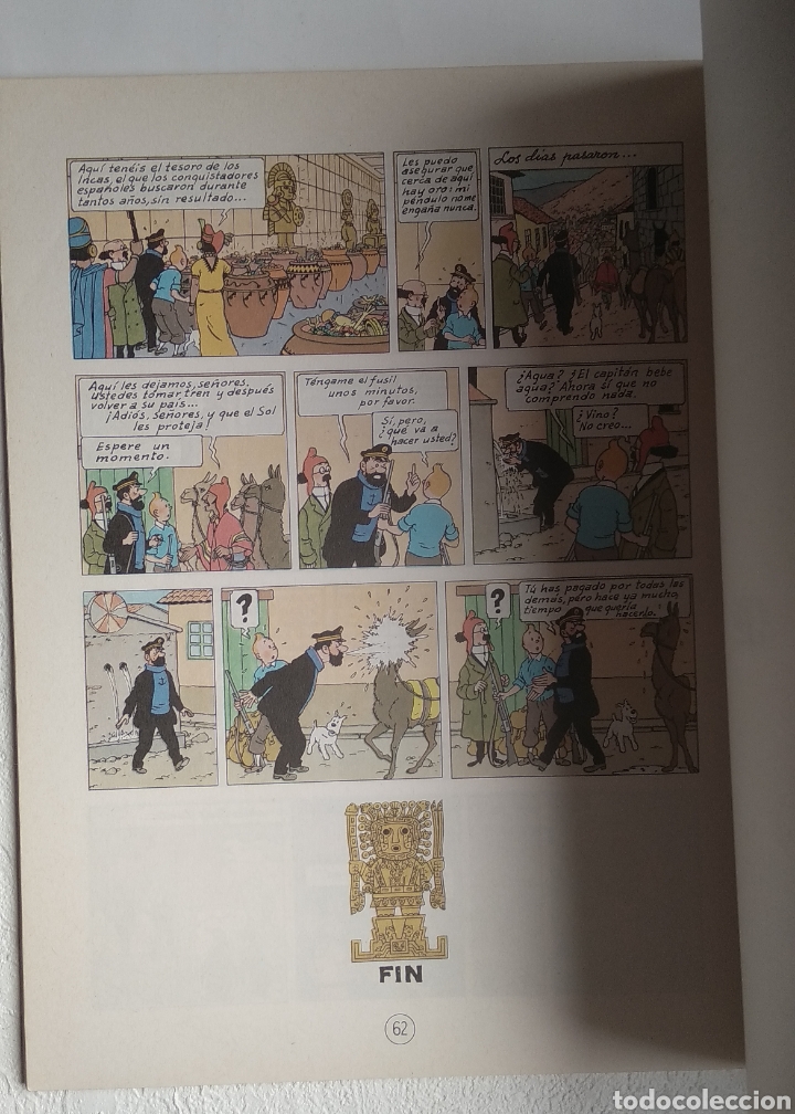 C&oacute;mics: TINTIN,, EL TEMPLO DEL SOL - Foto 3