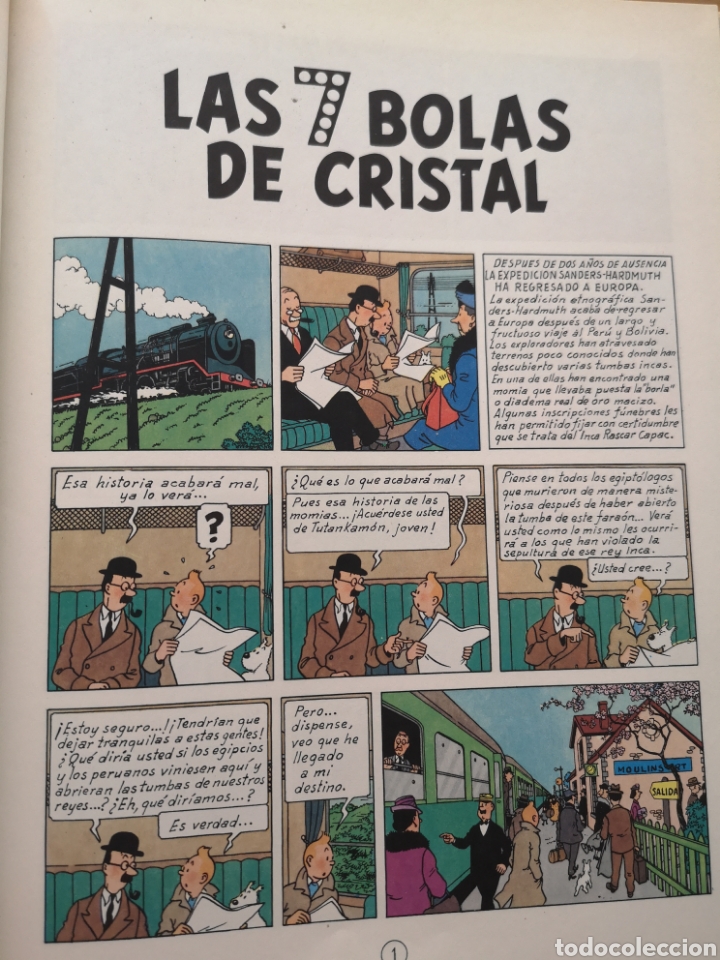 C&oacute;mics: TINTIN - LAS 7 BOLAS DE CRISTAL - Foto 4
