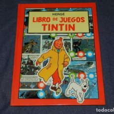 Cómics: M15 HERGÉ - LIBRO DE JUEGOS TINTÍN, EDT JUVENTUD 1988, POCAS SEÑALES DE USO