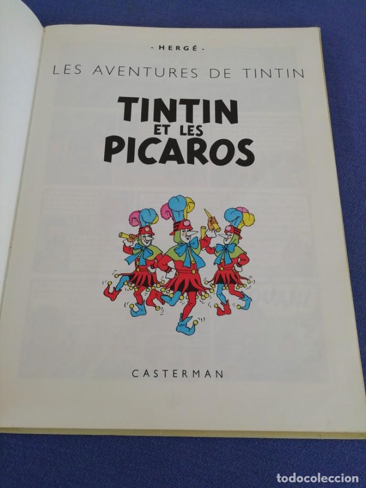 Cómics: Tintin et les Picaros. Editorial Casterman. Año 1976. En Francés - Foto 2 - 215979017