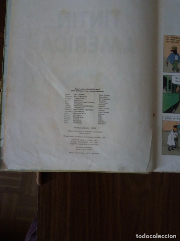 C&oacute;mics: Tint&iacute;n en Am&eacute;rica - Primera edici&oacute;n 1968 - Foto 3