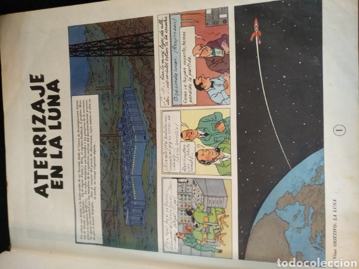 C&oacute;mics: Tintin aterrizaje en la luna, edici&oacute;n 1965 - Foto 3