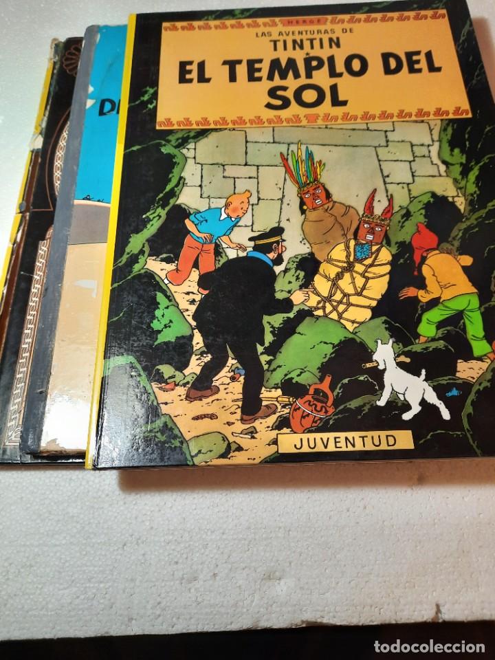 C&oacute;mics: Aventuras de TINTIN ,lote 3 libros. - Foto 1