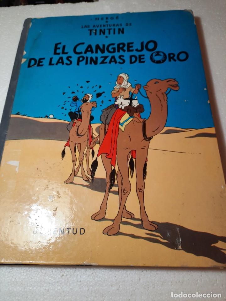C&oacute;mics: Aventuras de TINTIN ,lote 3 libros. - Foto 3