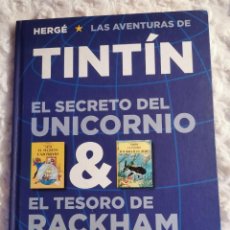 Cómics: LAS AVENTURAS DE TINTIN - EL SECRETO DEL UNICORNIO - EL TESORO DE RACKHAM EL ROJO. Lote 234043825