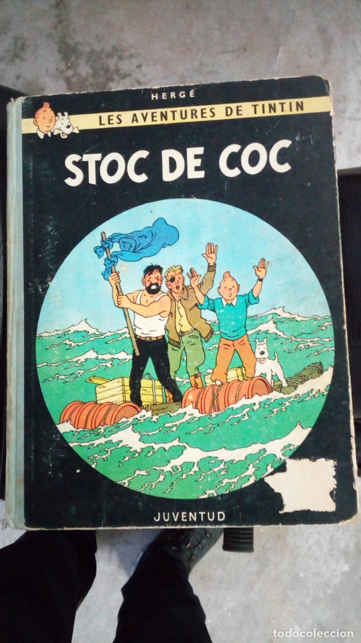Comics: TINTIN STOC DE COC PRIMERA EDICION EN CATALAN 1967