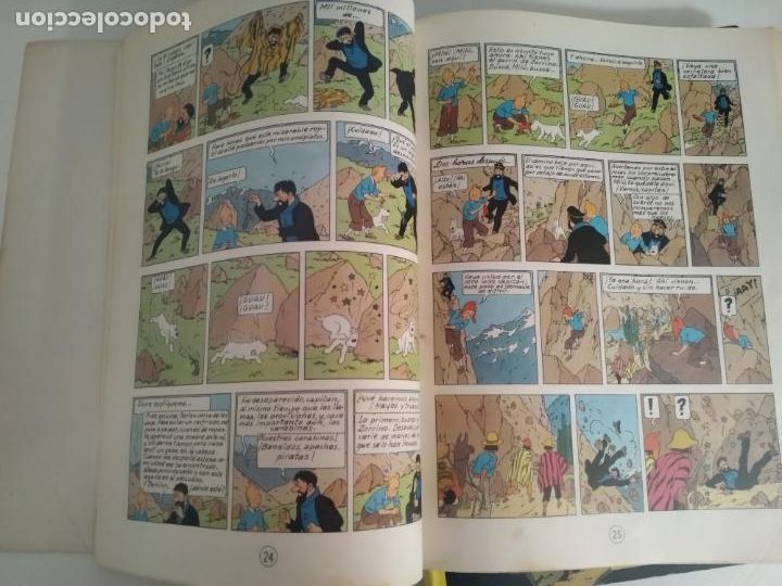 C&oacute;mics: TINTIN EL TEMPLO DEL SOL JOVENTUT 1981 HERBE - Foto 2