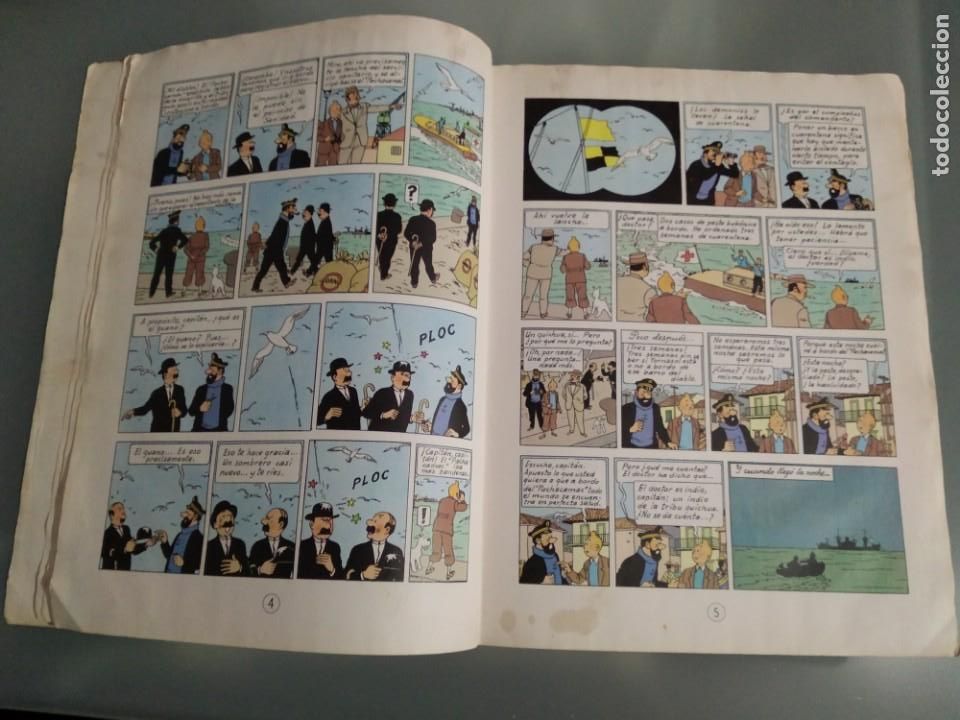 C&oacute;mics: TINTIN EL TEMPLO DEL SOL JOVENTUT 1981 HERBE - Foto 5