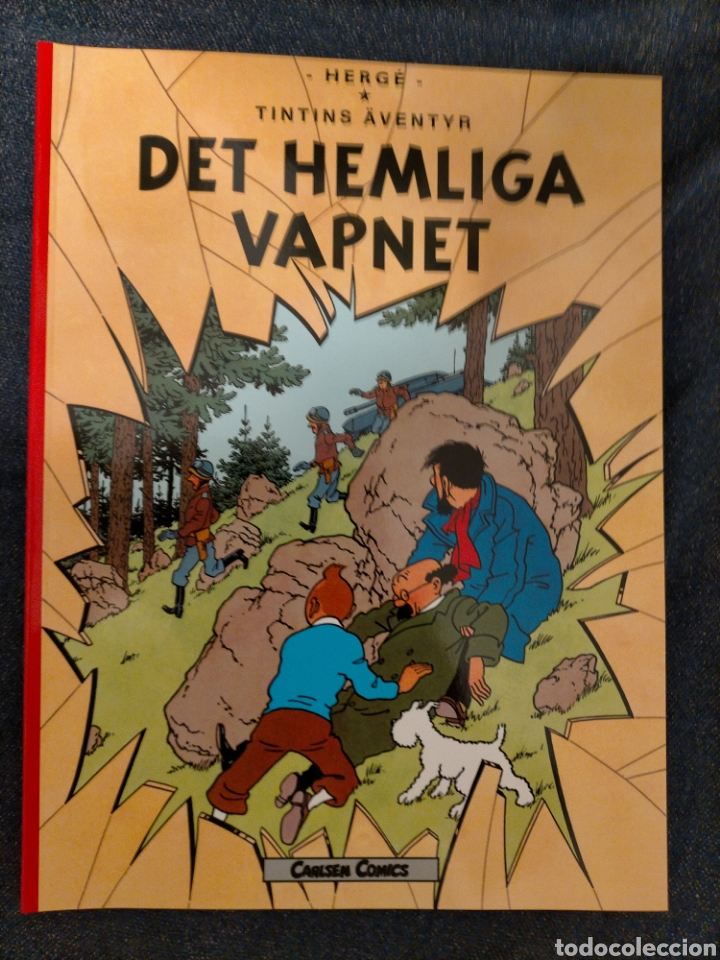 C&oacute;mics: TINTIN IDIOMAS - EL ASUNTO TORNASOL / DET HEMLIGA VAPNET - SUECO