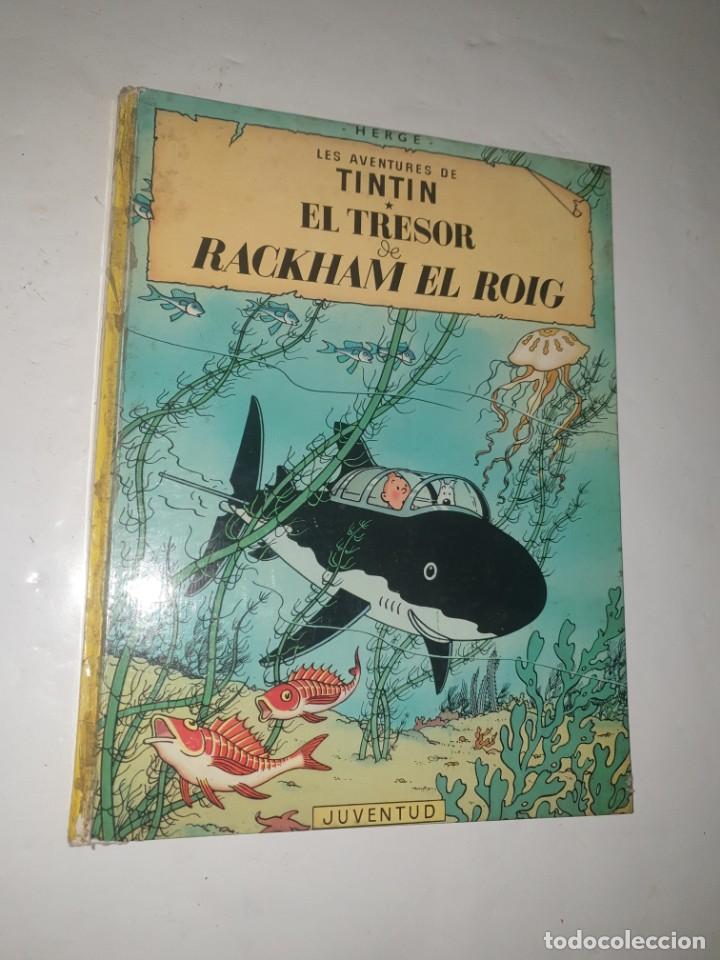 C&oacute;mics: TINTIN EL TRESOR DE RACKMAN EL ROIG 1981 - Foto 1