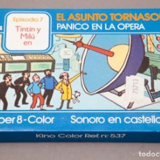 Cómics: TINTIN Y MILU EN EL ASUNTO TORNASOL - PANICO EN LA OPERA - SUPER 8 COLOR