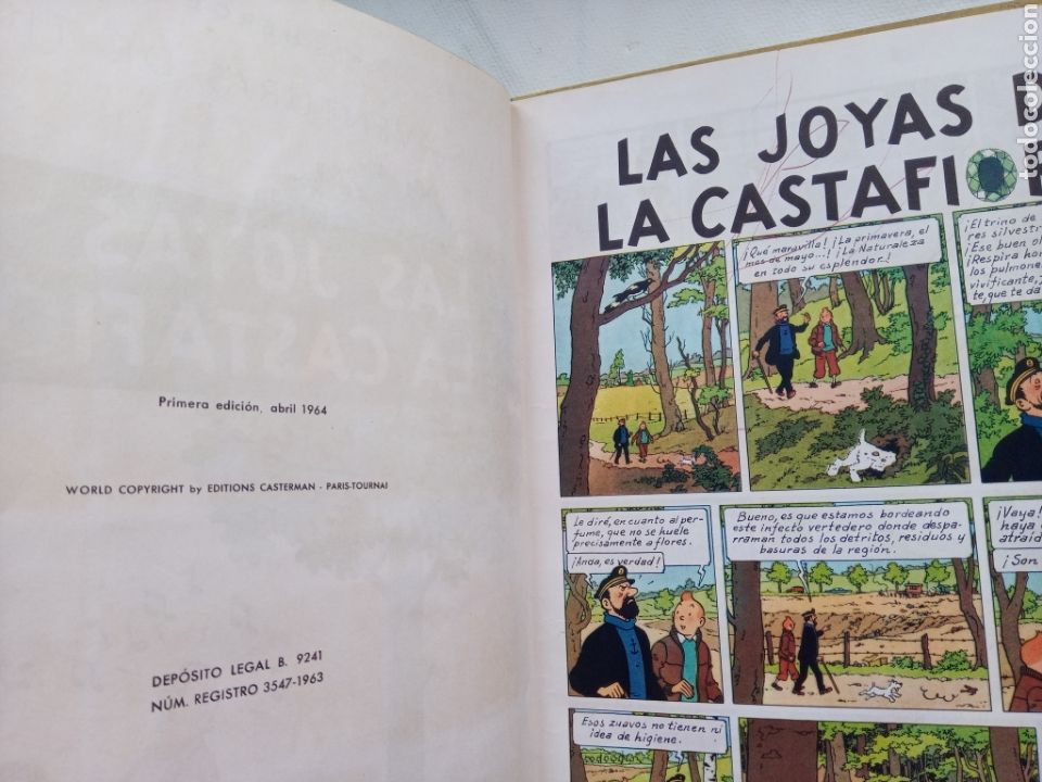 C&oacute;mics: TINTIN - LAS JOYAS DE LA CASTAFIORE - 1&ordf; EDICI&Oacute;N - Foto 7