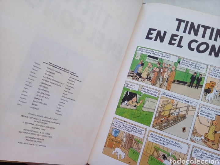 C&oacute;mics: TINTIN - TINTIN EN EL CONGO - 1&ordf; EDICI&Oacute;N - Foto 2