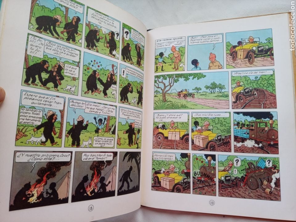 C&oacute;mics: TINTIN - TINTIN EN EL CONGO - 1&ordf; EDICI&Oacute;N - Foto 3