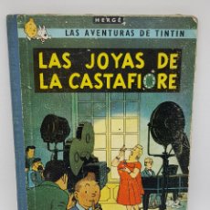 Cómics: LAS AVENTURAS DE TINTIN LAS JOYAS DE LA CASTAFIORE HERGE ED JUVENTUD PRIMERA EDICION 1964. Lote 276399688