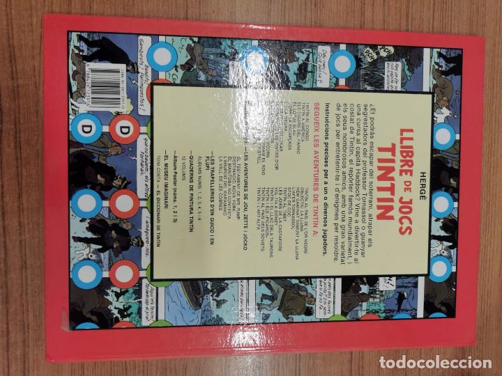 C&oacute;mics: LLIBRE DE JOCS DE TINTIN -EN CATALA - Foto 2