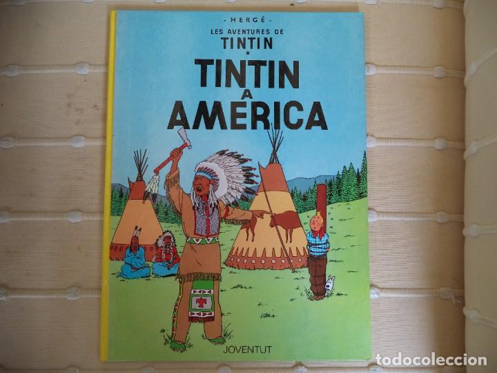 C&oacute;mics: Comic Les Aventures de Tintin.A America .Texto en catal&aacute;n. - Foto 1